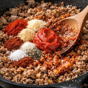 One Pot Hamburger Pasta Recipe step 3