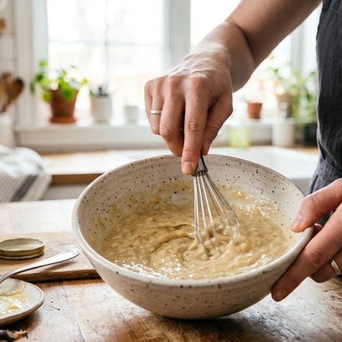 Step 1: Prepare Your Banana and Combine Wet Ingredients