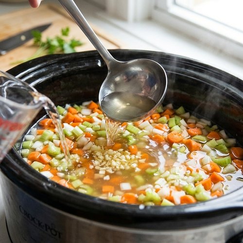 Step 2: Build Your Slow Cooker Base (10 Minutes)
