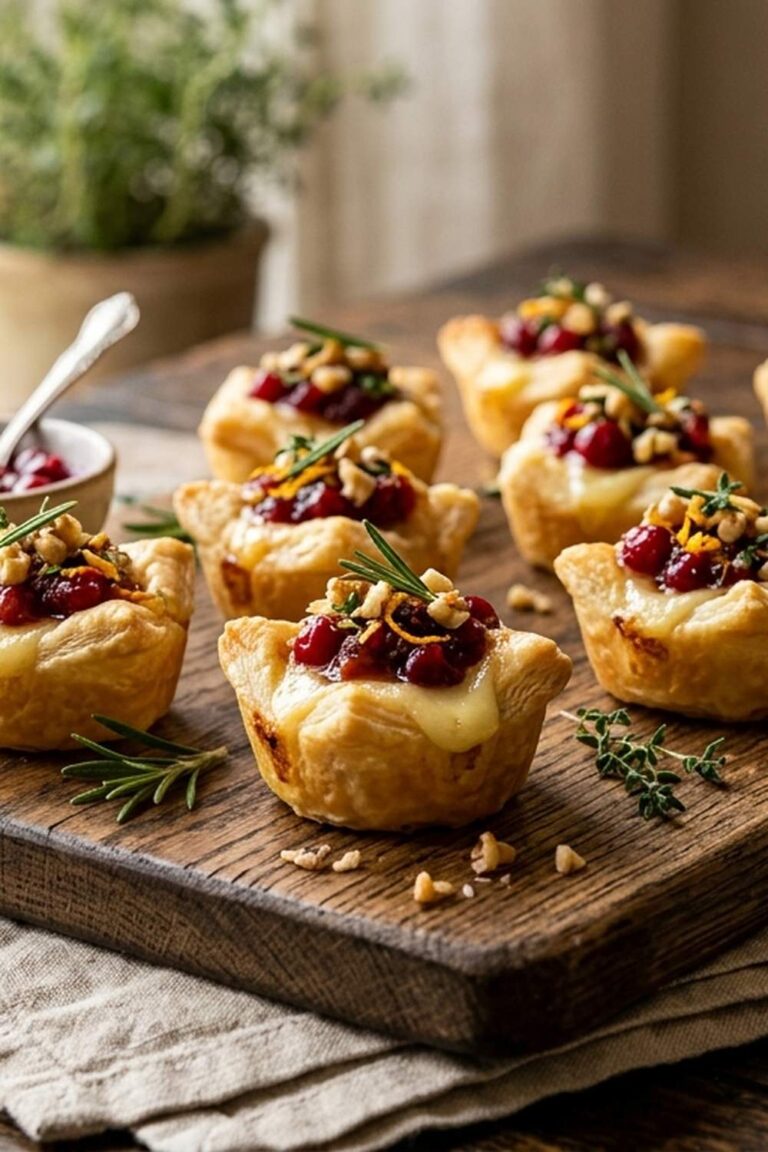 Mini Brie Cheese Bites Recipe