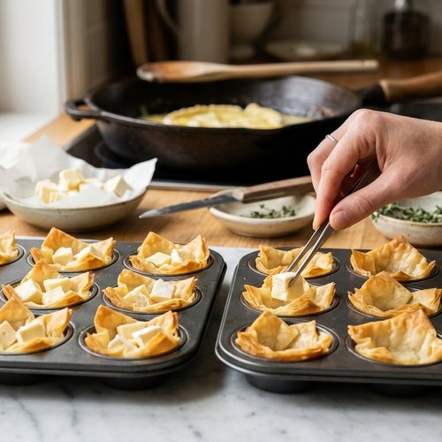 Step 3: Fill Each Shell with Brie