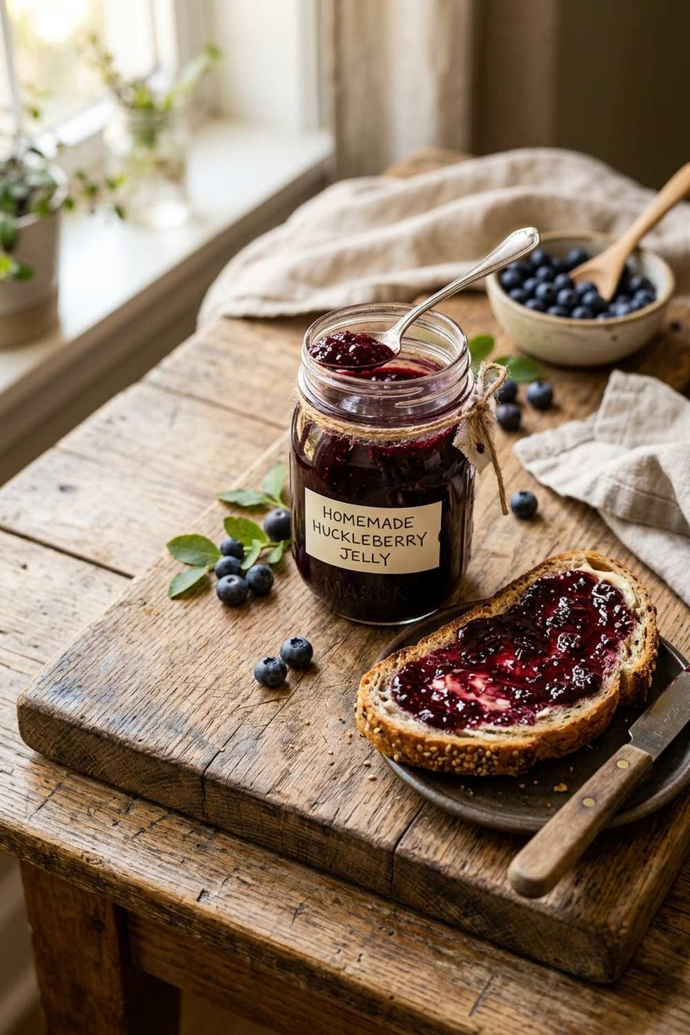 huckleberry jelly recipe