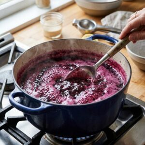 huckleberry jelly recipe step 4