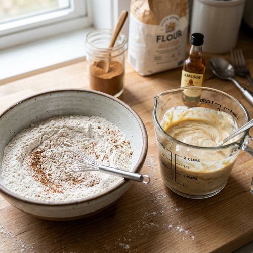 Step 2: Mix the Dry and Wet Ingredients Separately