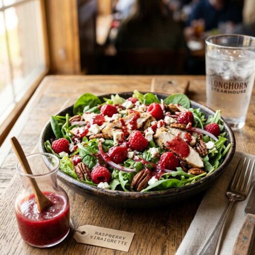 Longhorn Steakhouse raspberry vinaigrette