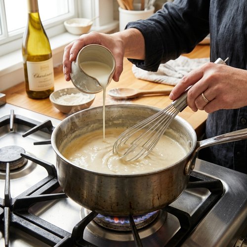 Step 3: Make the Cheese Sauce